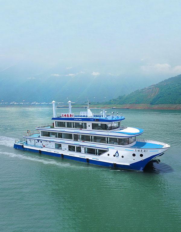 New energy sightseeing vessel